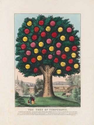 L'Arbre de tempérance - Currier Ives — artwork view
