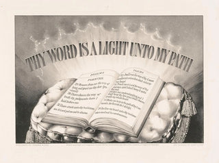 Your word is a light on my path - Currier & Ives — artwork view