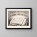 Your word is a light on my path - Currier & Ives — framed artwork on a wall