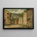 Vue de la ville de Cassa sur la Riviera di Levante - Curt Agthe — framed artwork on a wall