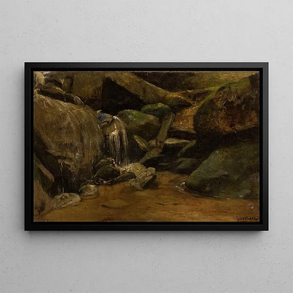 Cascade - Curt Agthe — framed artwork on a wall