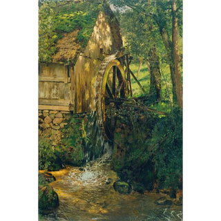 Moulin de la Forêt-Noire - Curt Liebich — framed artwork on a wall