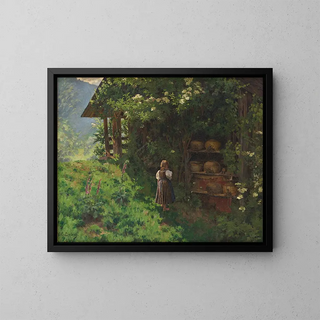 by the bees - Curt Liebich — framed artwork on a wall