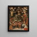 Lord of the Fall - Cusco School — framed artwork on a wall
