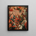 La famille de l'Enfant Jésus avec l'âme emprisonnée de l'Amour Divin - École de Cusco — framed artwork on a wall