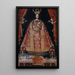Virgin of Bethlehem - Cuzco School — framed artwork on a wall