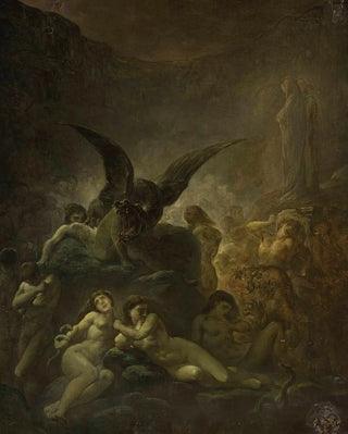 Allegorical scene of Hell by Dante - Cyprian Kamil Norwid — artwork view