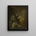 Allegorical scene of Hell by Dante - Cyprian Kamil Norwid — framed artwork on a wall