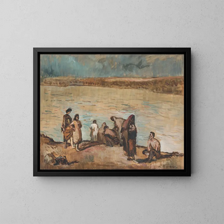 Without domicile - Cyprian Majernik — framed artwork on a wall