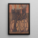 Hommes noirs - Cyprian Majernik — framed artwork on a wall