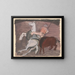 Bullfight - Cyprian Majernik — framed artwork on a wall