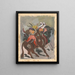 Corrida - Cyprian Majernik — framed artwork on a wall