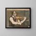 Fiddler gitan sur le dos - Cyprian Majernik — framed artwork on a wall