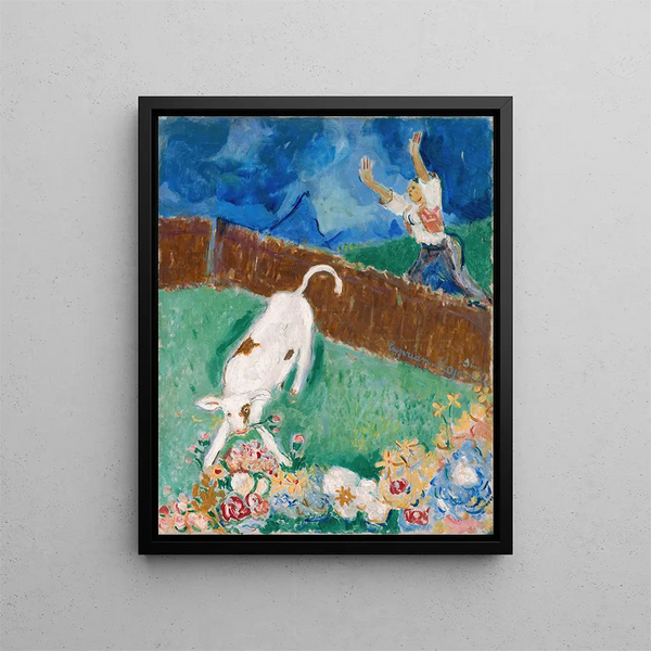 Veau - Cyprian Majernik — framed artwork on a wall