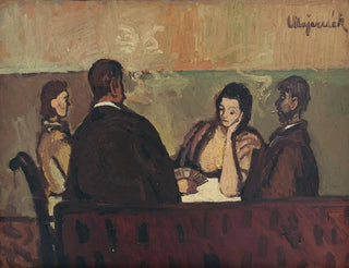 The Card Players - Cyprian Majernik — artwork view
