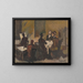 Company in a Café - Cyprian Majernik — framed artwork on a wall