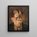Clown who cries - Cyprian Majernik — framed artwork on a wall