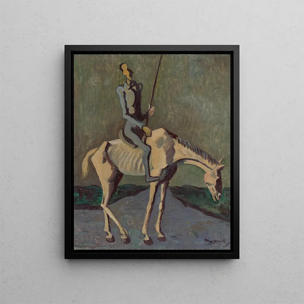 Don Quixote - Cyprian Majernik — framed artwork on a wall