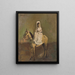 Horse Riding Painting - Cyprian Majernik — framed artwork on a wall