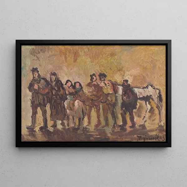 Exiled - Cyprian Majernik — framed artwork on a wall