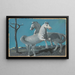 Horse Painting - Cyprian Majernik — framed artwork on a wall
