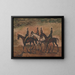 Patrouille équestre - Cyprian Majernik — framed artwork on a wall