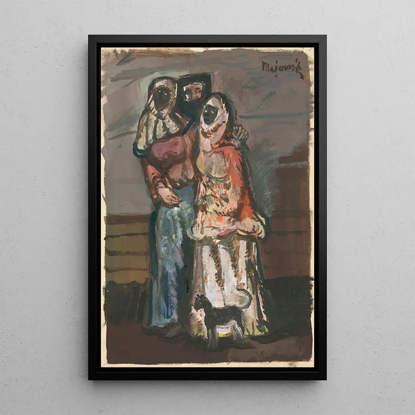 Reproduction of the painting Masks - Cyprian Majernik