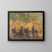 Refugees - Cyprian Majernik — framed artwork on a wall