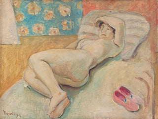 a Woman resting - Cyprian Majernik — artwork view