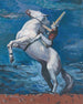 Cavalier at the Edge of the Sea - Cyprian Majernik — artwork view