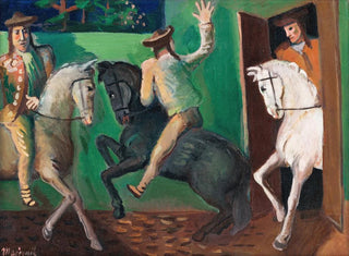 Cavaliers sur des chevaux - Cyprian Majernik — artwork view