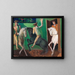 Cavaliers sur des chevaux - Cyprian Majernik — framed artwork on a wall