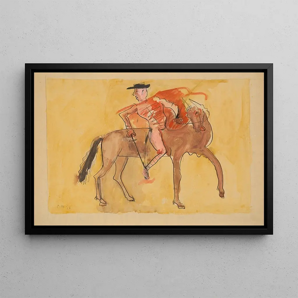 Spanish Toreador Painting - Cyprian Majernik — framed artwork on a wall