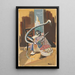 Study for a Circus Frame Painting - Cyprian Majernik — framed artwork on a wall
