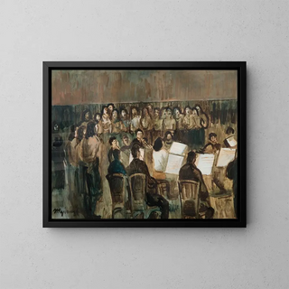 The Concert - Cyprian Majernik — framed artwork on a wall