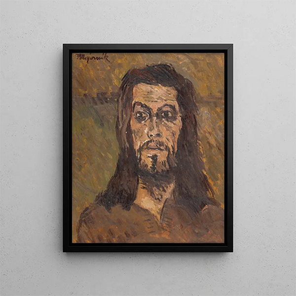 La tête de saint Jean-Baptiste - Cyprian Majernik — framed artwork on a wall