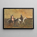 Three Horsemen - Cyprian Majernik — framed artwork on a wall