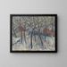 Trees in a Garden - Cyprian Majernik — framed artwork on a wall