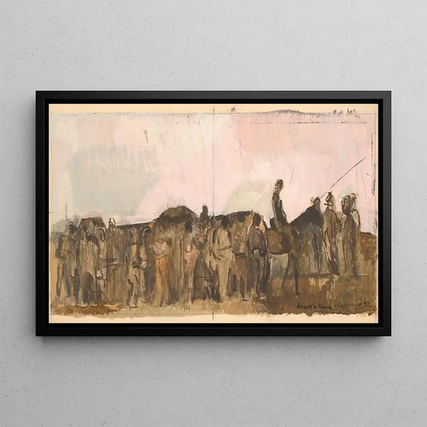 Encounter of a lifetime - Cyprian Majernik — framed artwork on a wall