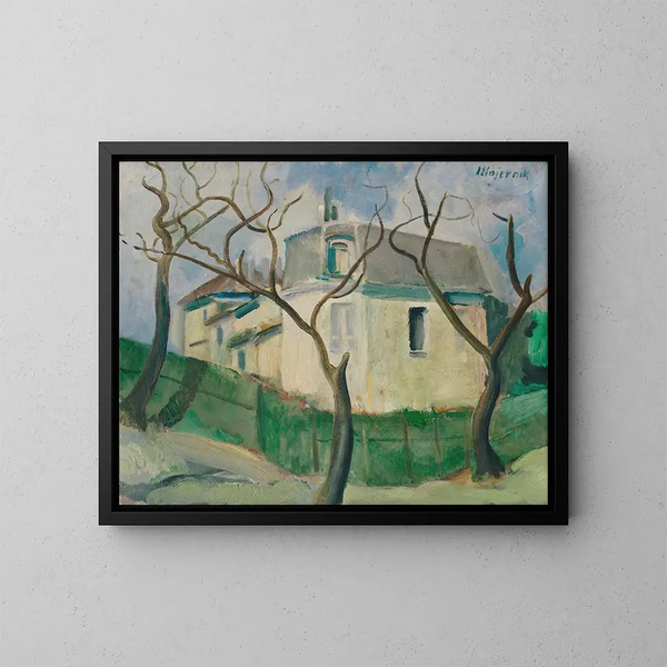 Villa dans le jardin - Cyprian Majernik — framed artwork on a wall