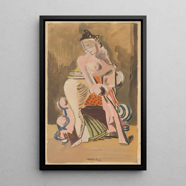Widow - Cyprian Majernik — framed artwork on a wall