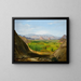 View of Peru - Cyrenius Hall — framed artwork on a wall