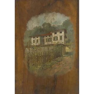House on the Hill Painting - Cyril Kutlik — artwork view