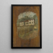 House on the Hill Painting - Cyril Kutlik — framed artwork on a wall