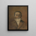 Portrait of J. Suren - Cyril Kutlik — framed artwork on a wall