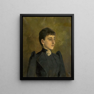 Portrait of Justna Bartkov - Cyril Kutlik — framed artwork on a wall