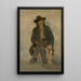 Reproduction of the painting Study of an Old Man Sitting - Cyril Kutlik