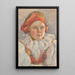 Reproduction of the painting Head of a Moravian Girl - Cyril Mandel