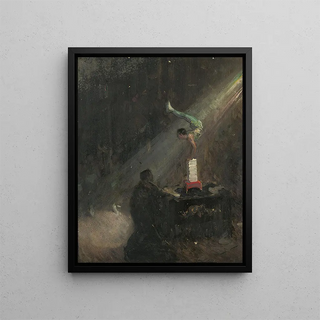 L'acrobate - Cyrus Cincinatto Cuneo — framed artwork on a wall