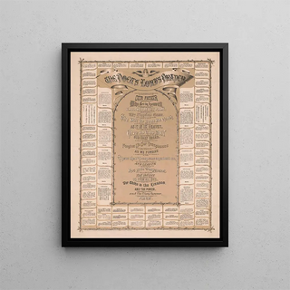 The Poet's Prayer - D Bremner Co — framed artwork on a wall